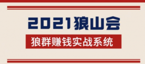 2021狼山会狼群赚钱实战系统:让你步步为营,直达胜利终点的赚钱必备-牛课资源网