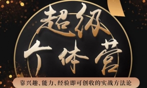 超级个体营：解锁个人“优势”，实现个人品牌持续变现（视频课-无水印）-牛课资源网