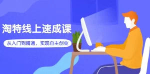淘特线上速成课：从入门到精通，实现自主创业-牛课资源网