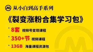 【小白到高手系列课程】裂变爆粉合集学习包-牛课资源网