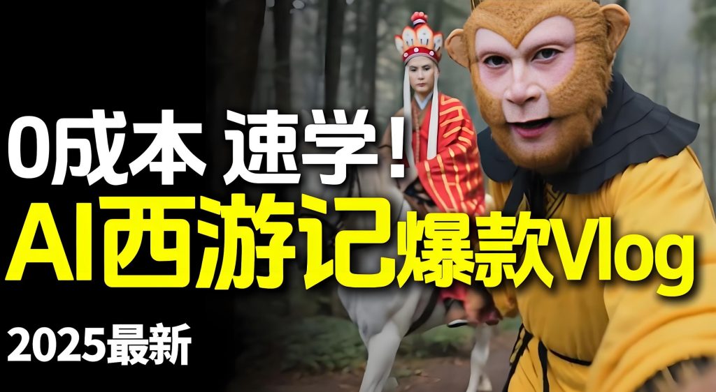 图片[1]-AI西游记Vlog爆款拆解：3天斩获100W赞，附分镜提示词模板，牛课资源网搜集