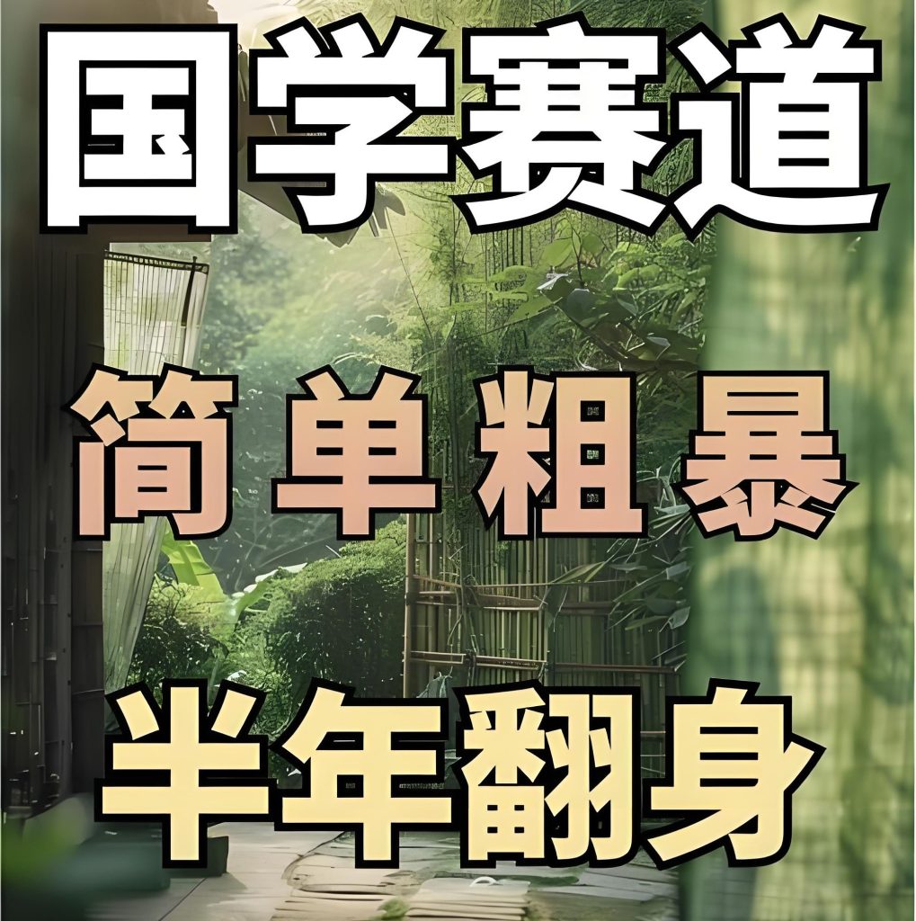 图片[2]-国学副业保姆级教程：0基础AI矩阵周赚2万+，2025防限流实操指南（附资料包），牛课资源网搜集