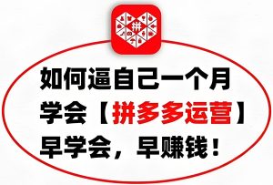 拼多多OCPX黑科技实操:AI测图+矩阵店群日赚3000+,附脚本工具-牛课资源网